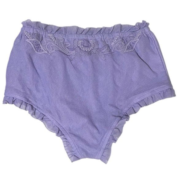 NEW FREE PEOPLE BLOOMER SHORTS PURPLE - Picture 7 of 13